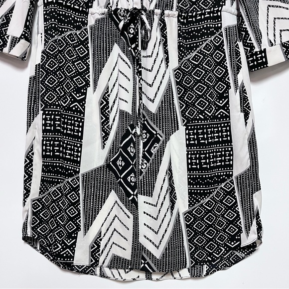 Diana von Furstenberg x Revolve Freya Silk Stretch Shirt Dress Size 2 FLAWED - Picture 6 of 14